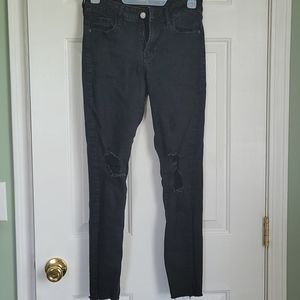 Old Navy Rockstar super skinny black jeans sz 4